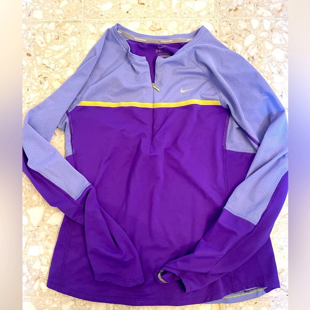 Nike quarter-zip dri fit